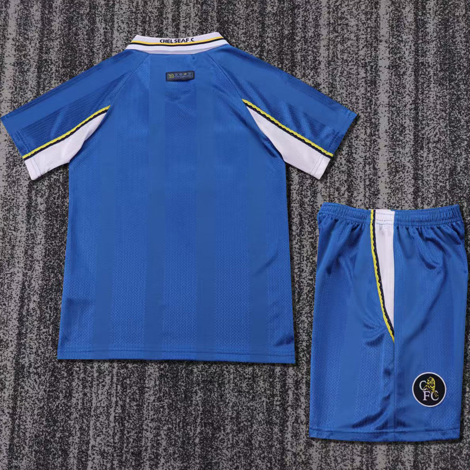 1997/99 Chelsea Home Short Sleeve Retro Kids Jersey
