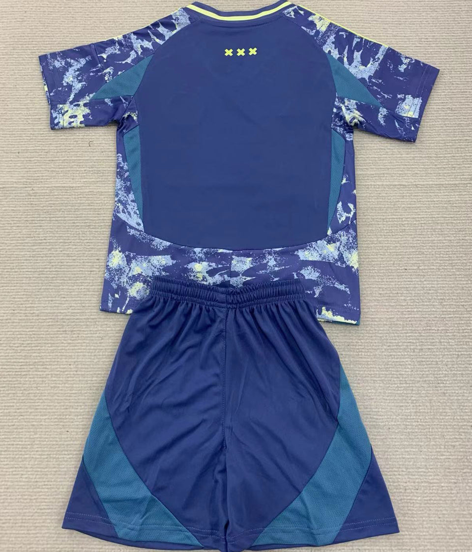 2024/25 Ajax Away Short Sleeve Kids Jersey