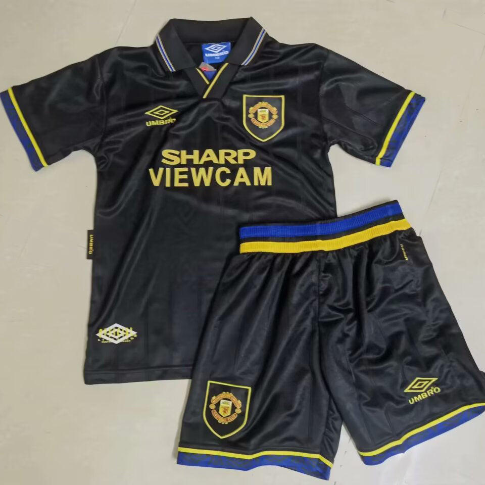 1993/95 Manchester United Special Short Sleeve Retro Kids Jersey