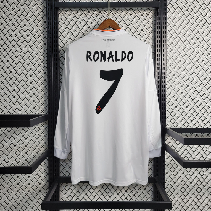 2013-14 Real Madrid CF Home Long Sleeve Kit