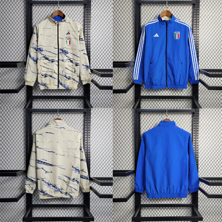 Italy Windbreaker Blue White