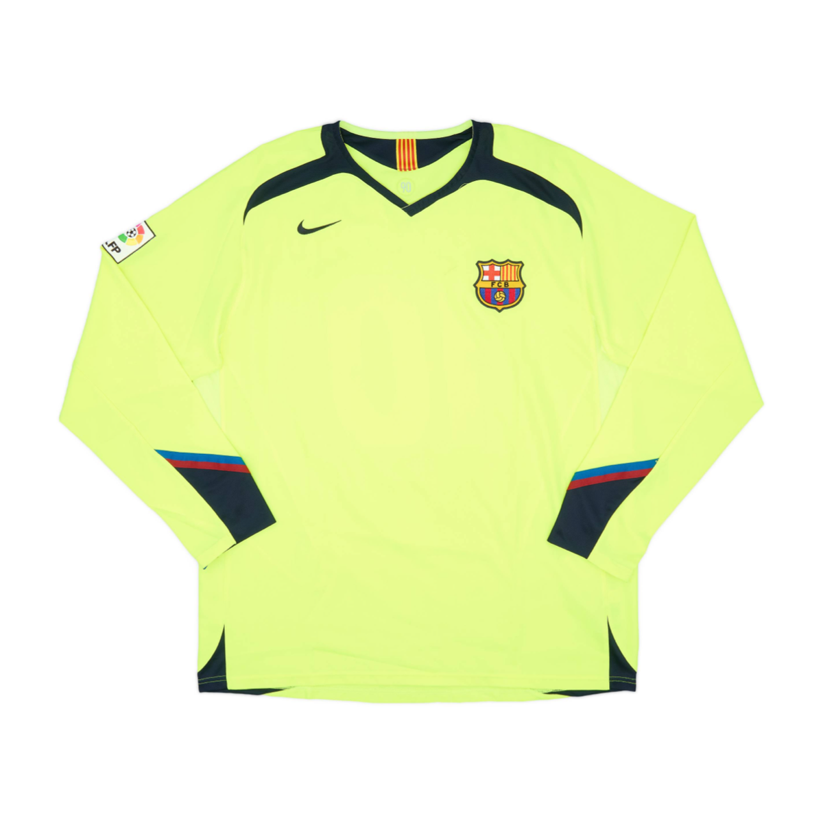 2005-06 FC Barcelona Away Long Sleeve Kit