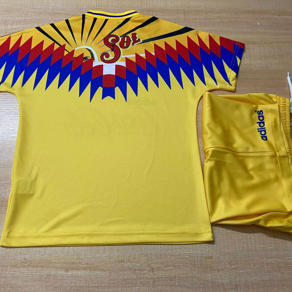 1995 Club America Home Short Sleeve Retro Kids Jersey