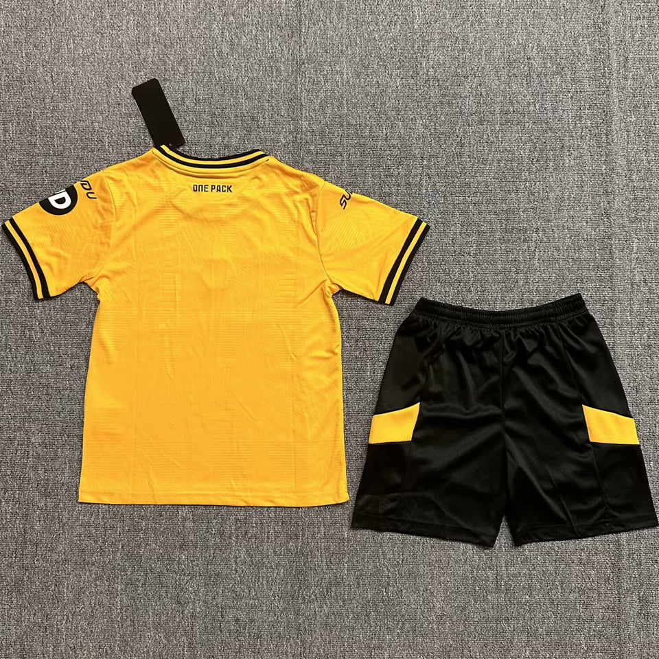 2024/25 Wolves Home Short Sleeve Kids Jersey