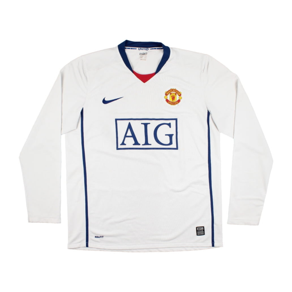 2008-09 Manchester United FC Away Long Sleeve Kit