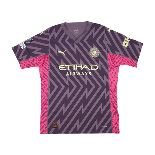 2023-24 Manchester City FC Goalkeeper Kit Lilac
