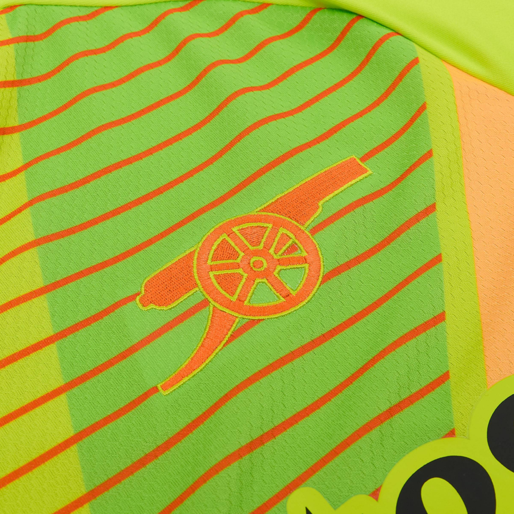 2024-25 Arsenal FC Yellow Goalkeeper Kit
