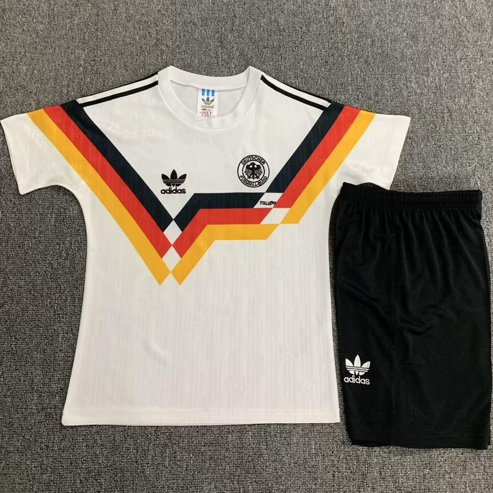 1990 Germany Home Kids Retro Teams