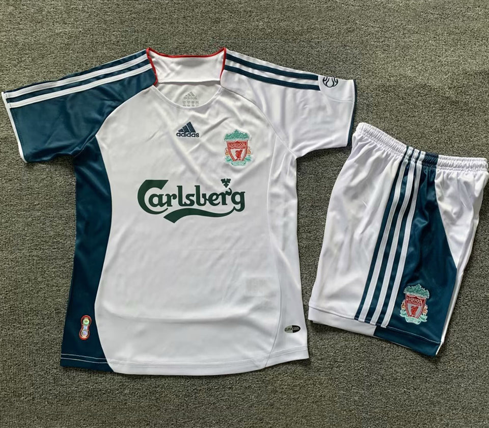 2006/08 Liverpool Away Short Sleeve Retro Kids Jersey