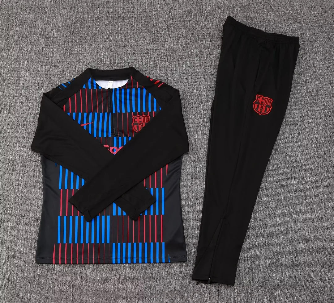 2024/2025 Barcelona Red and Blue Tracksuit