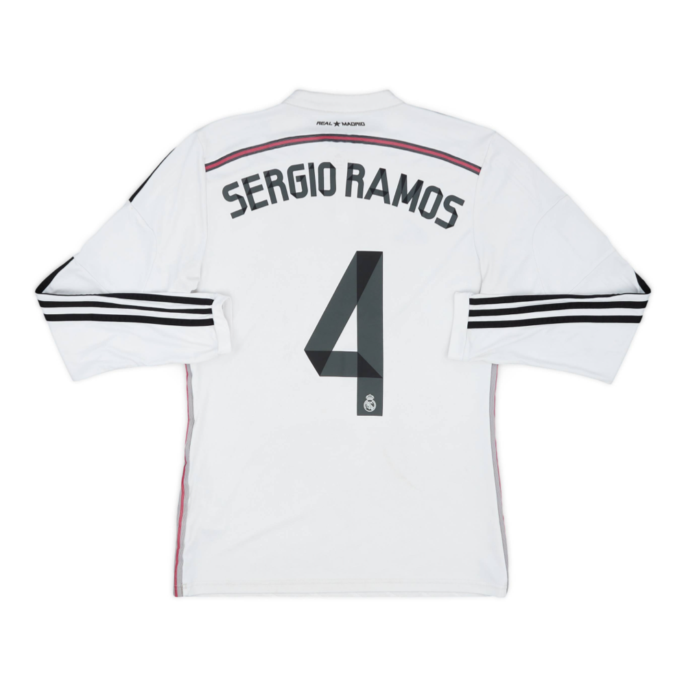 2014-15 Real Madrid CF Home Long Sleeve Kit