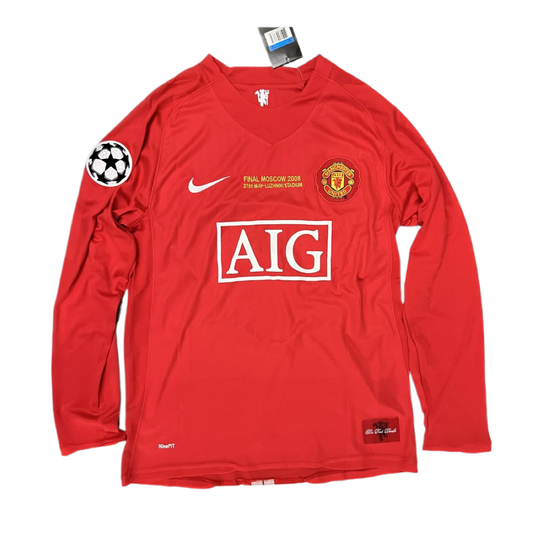 2007-08 Manchester United FC Home Long Sleeve Kit