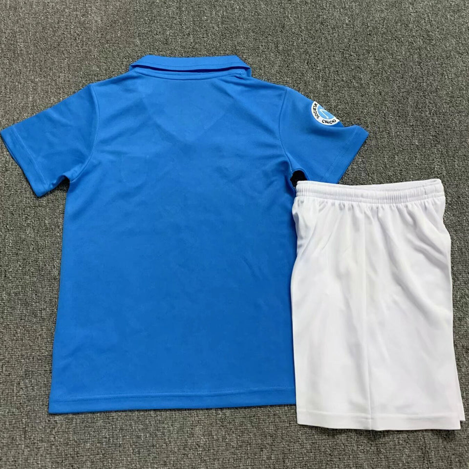 1987/88 Napoli Home Short Sleeve Retro Kids Jersey