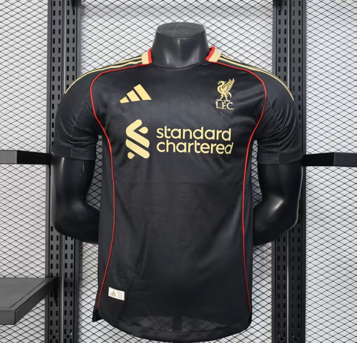 Special Edition Liverpool FC Black And Gold Kit