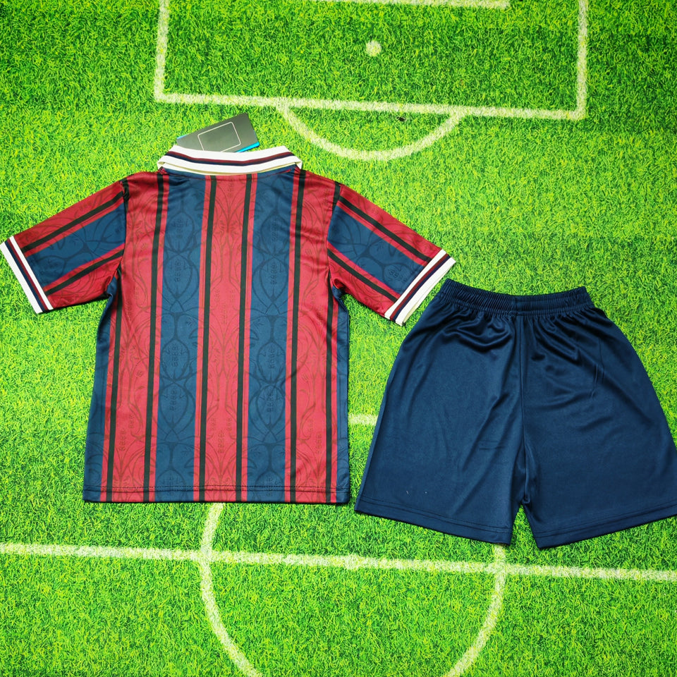 2025 Barcelona Special Short-Sleeved Retro Children's Jersey