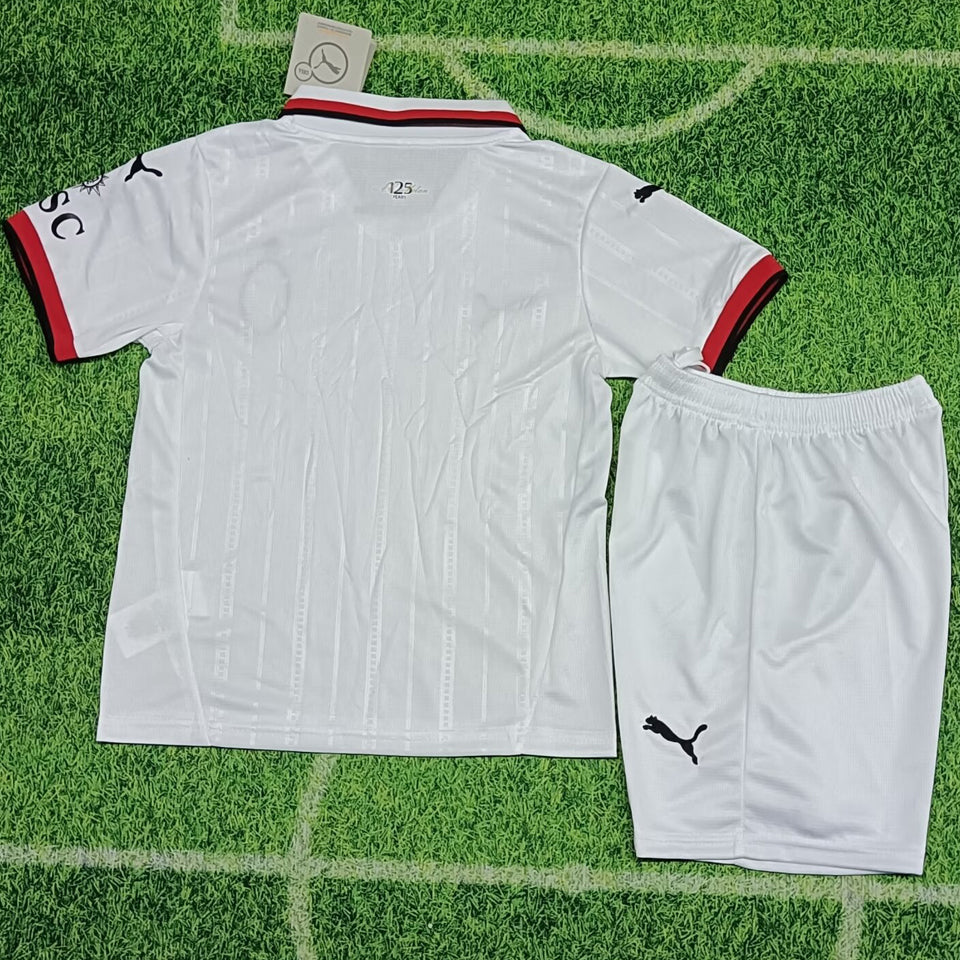 2024/25 AC Milan Away Short Sleeve Kids' Jersey