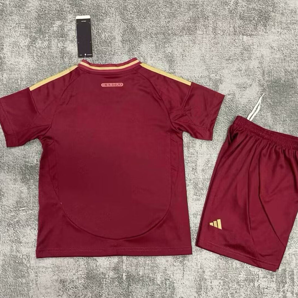 2024/25 Roma Home Short Sleeve Jersey for Kids