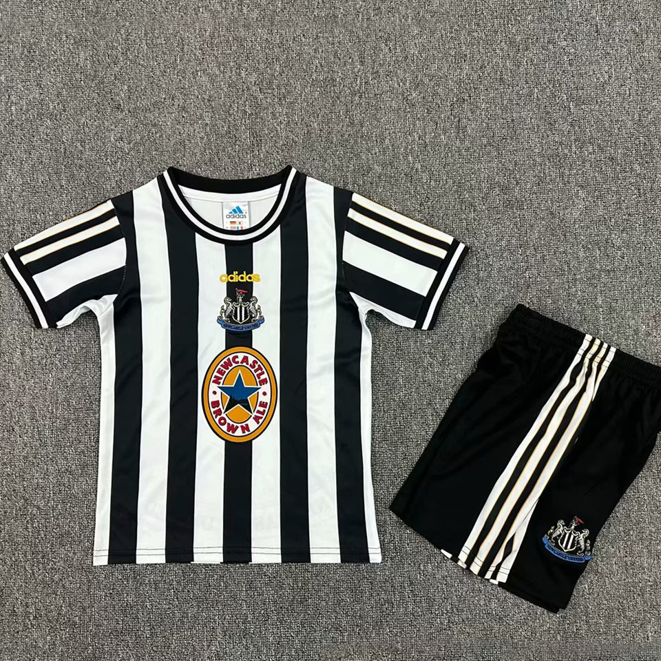 1997/99 Newcastle Home Short Sleeve Retro Kids Jersey