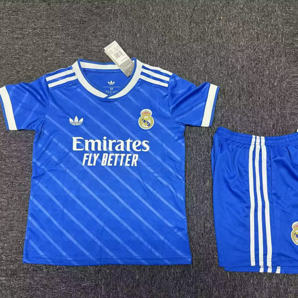 2025/26 Real Madrid Third Short Sleeve Kids' Jersey