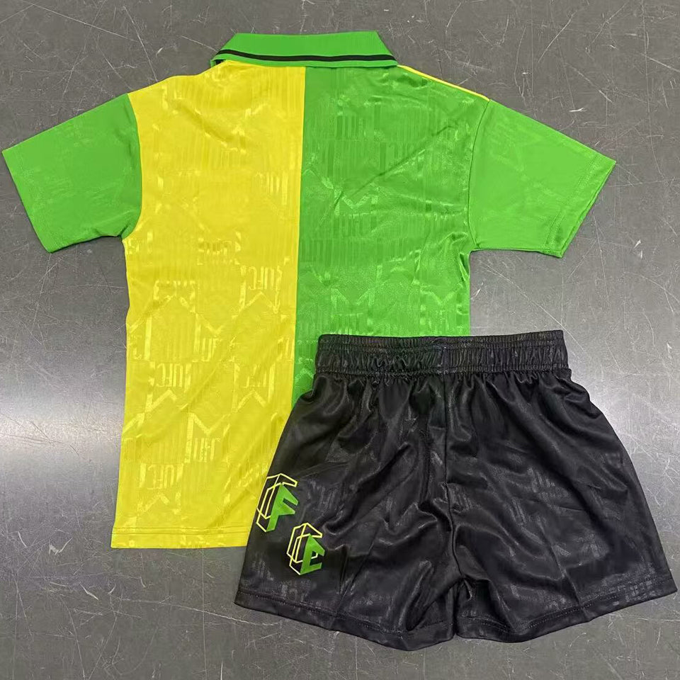 1992/94 Manchester United Third Short Sleeve Retro Kids Jersey