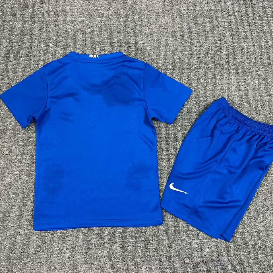 2008/09 Manchester United Third Short Sleeve Retro Kids Jersey