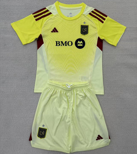 2025/26 LA Galaxy Goalkeeper Jersey Special Short Sleeve Kids