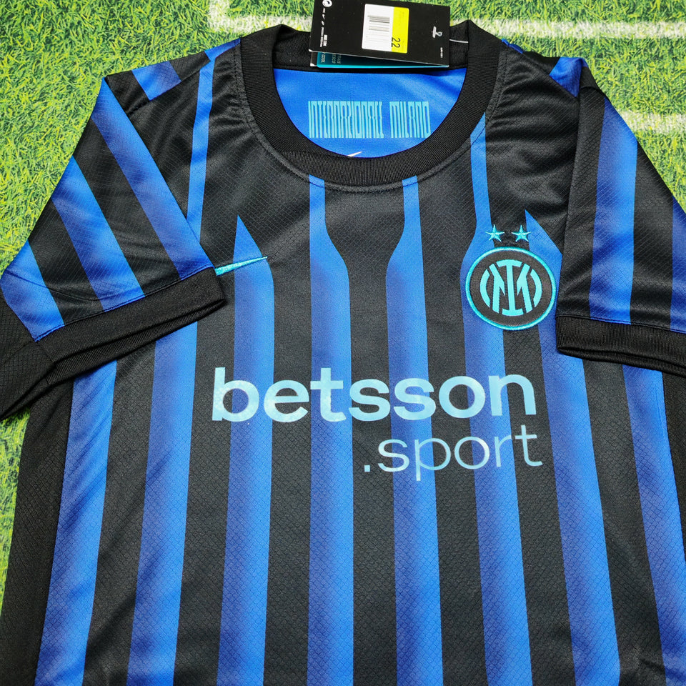 2025/26 Inter Milan Home Short Sleeve Jersey for Kids