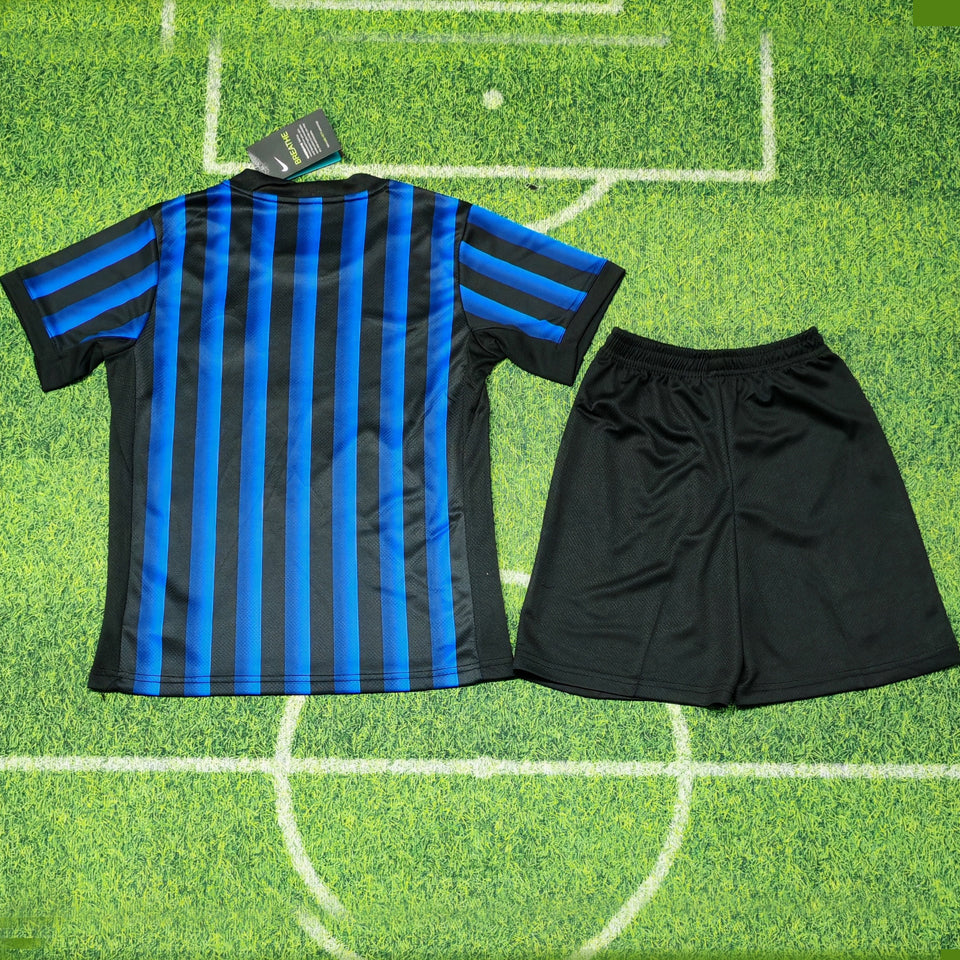 2025/26 Inter Milan Home Short Sleeve Jersey for Kids