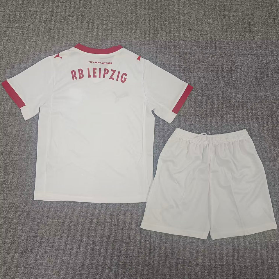 2025/26 Leipzig Home Short Sleeve Jersey for Kids