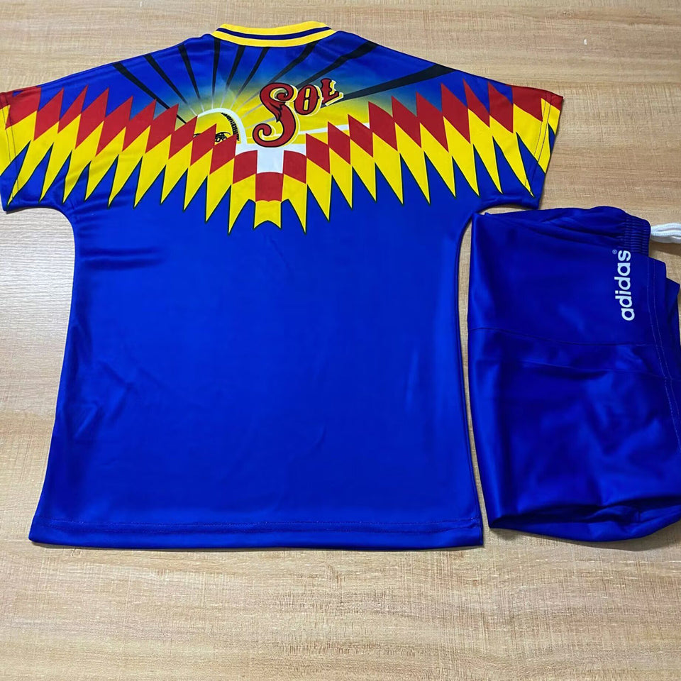 1995 Club America Away Short Sleeve Retro Kids Jersey