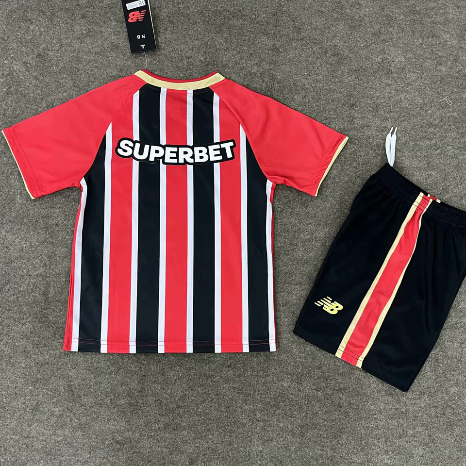 2025/26 Sao Paulo Away Short Sleeve Kids' Jersey
