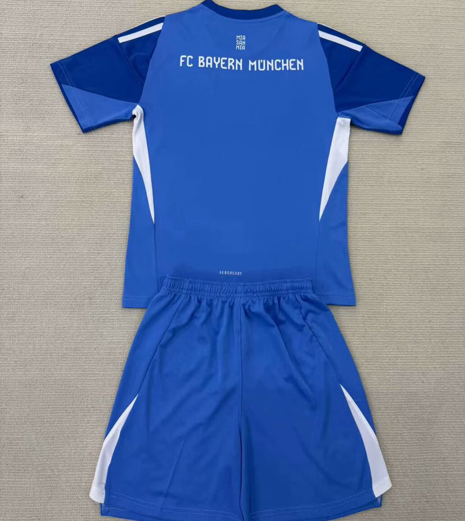 2025/26 Bayern Munich Goalkeeper Short Sleeve Jersey for Kids