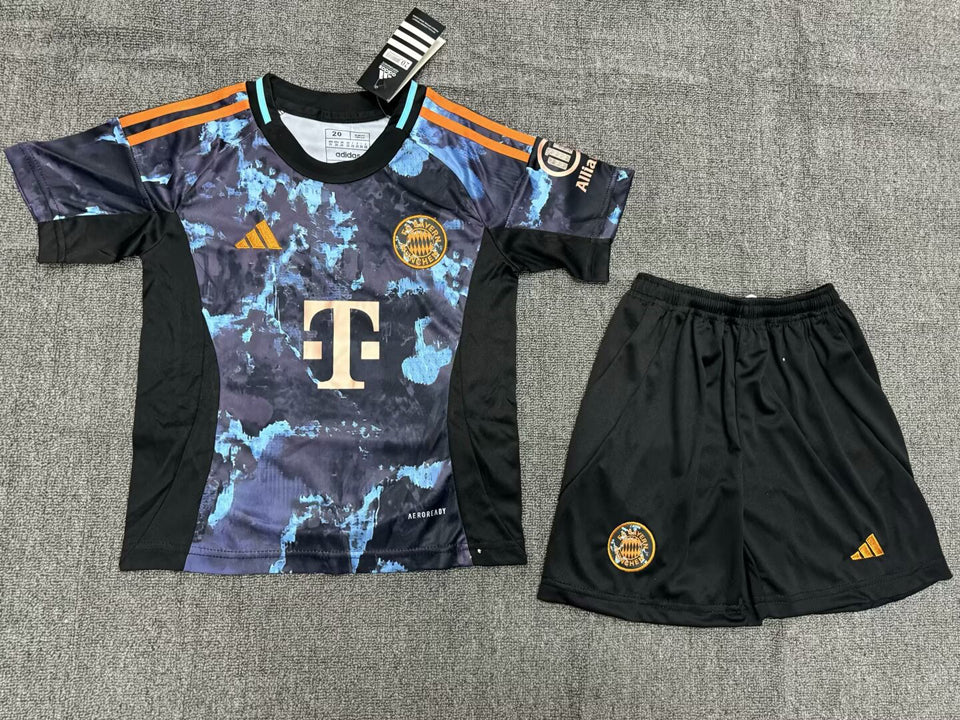 2024/25 Bayern Munich Away Short Sleeve Kids' Jersey