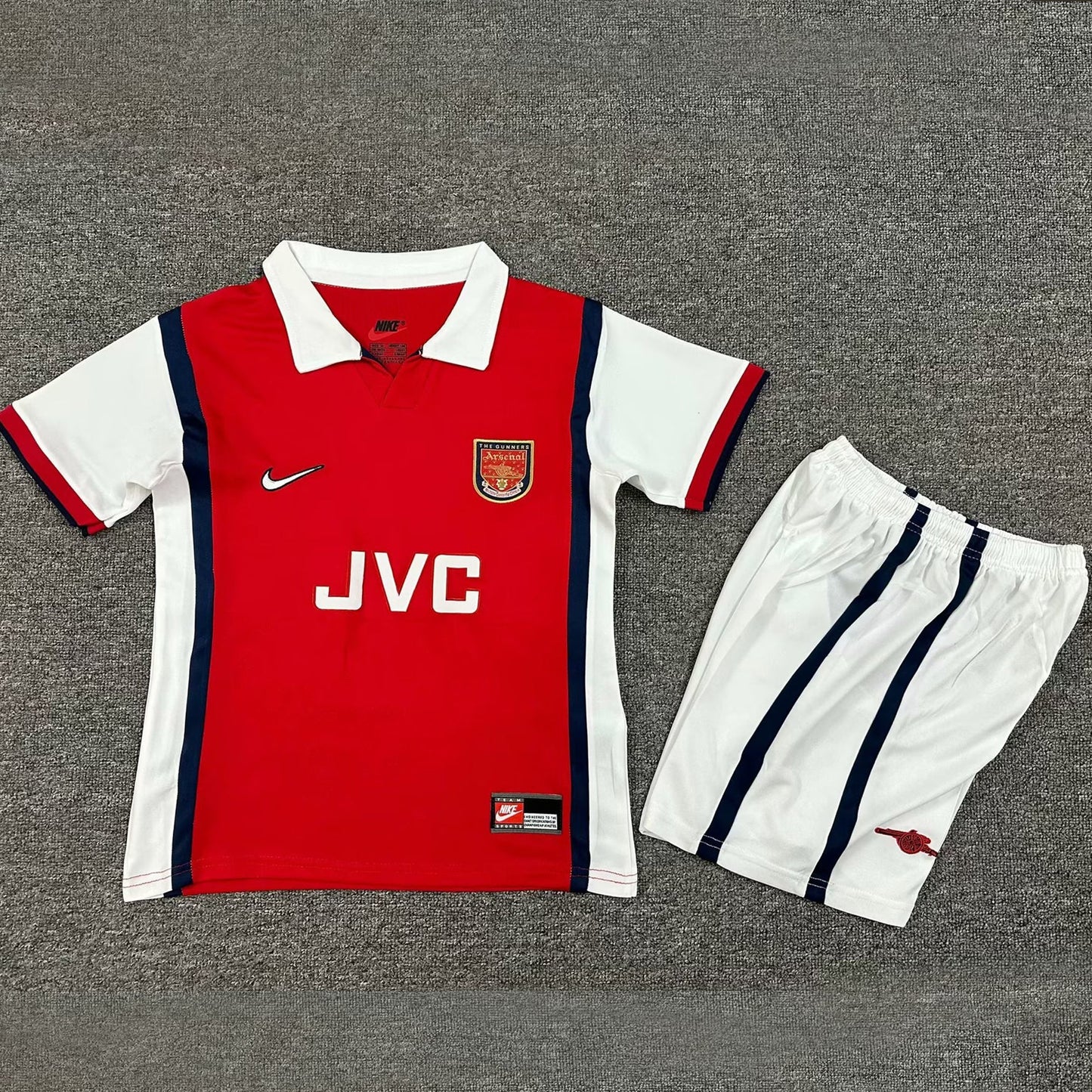1998/1999 Arsenal Home Short Sleeve Retro Kids Jersey