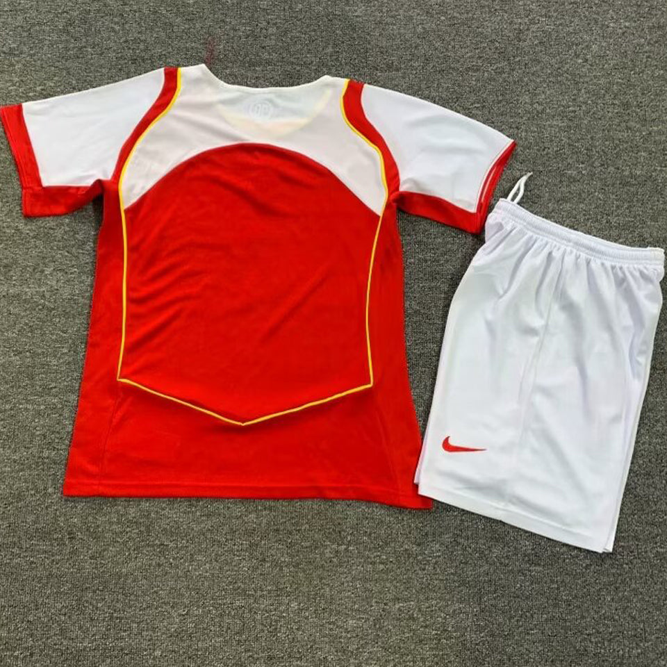 2004/05 Arsenal Home Short Sleeve Retro Kids Jersey
