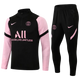 Psg Paris Saint-Germain Black and Pink Tracksuit
