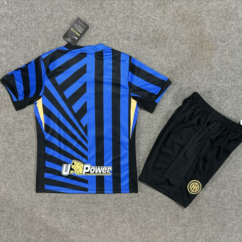 2024/25 Inter Milan Home Short Sleeve Jersey for Kids