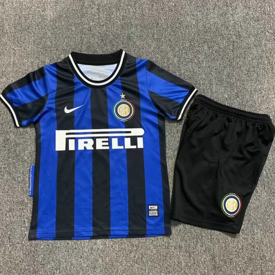2009/10 Inter Milan Home Short Sleeve Retro Kids Jersey