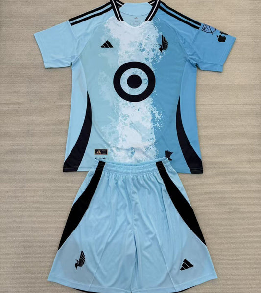 2025/26 Minnesota United Away Short Sleeve Kids' Jersey