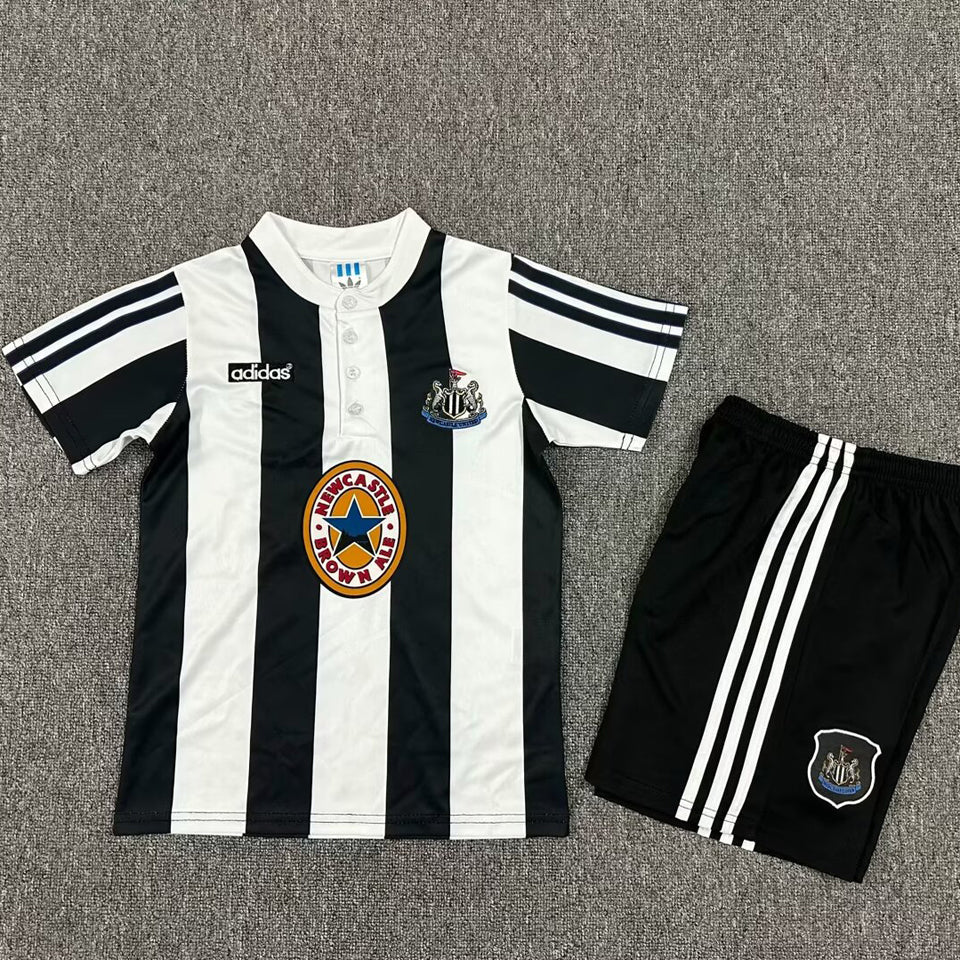 1995/97 Newcastle Home Short Sleeve Retro Kids Jersey