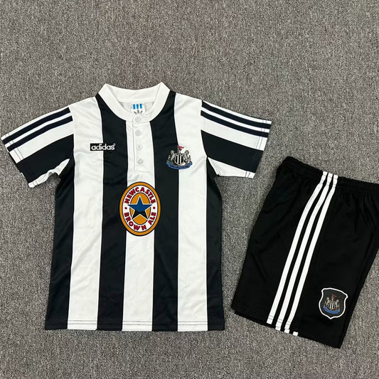 1995/97 Newcastle Home Short Sleeve Retro Kids Jersey