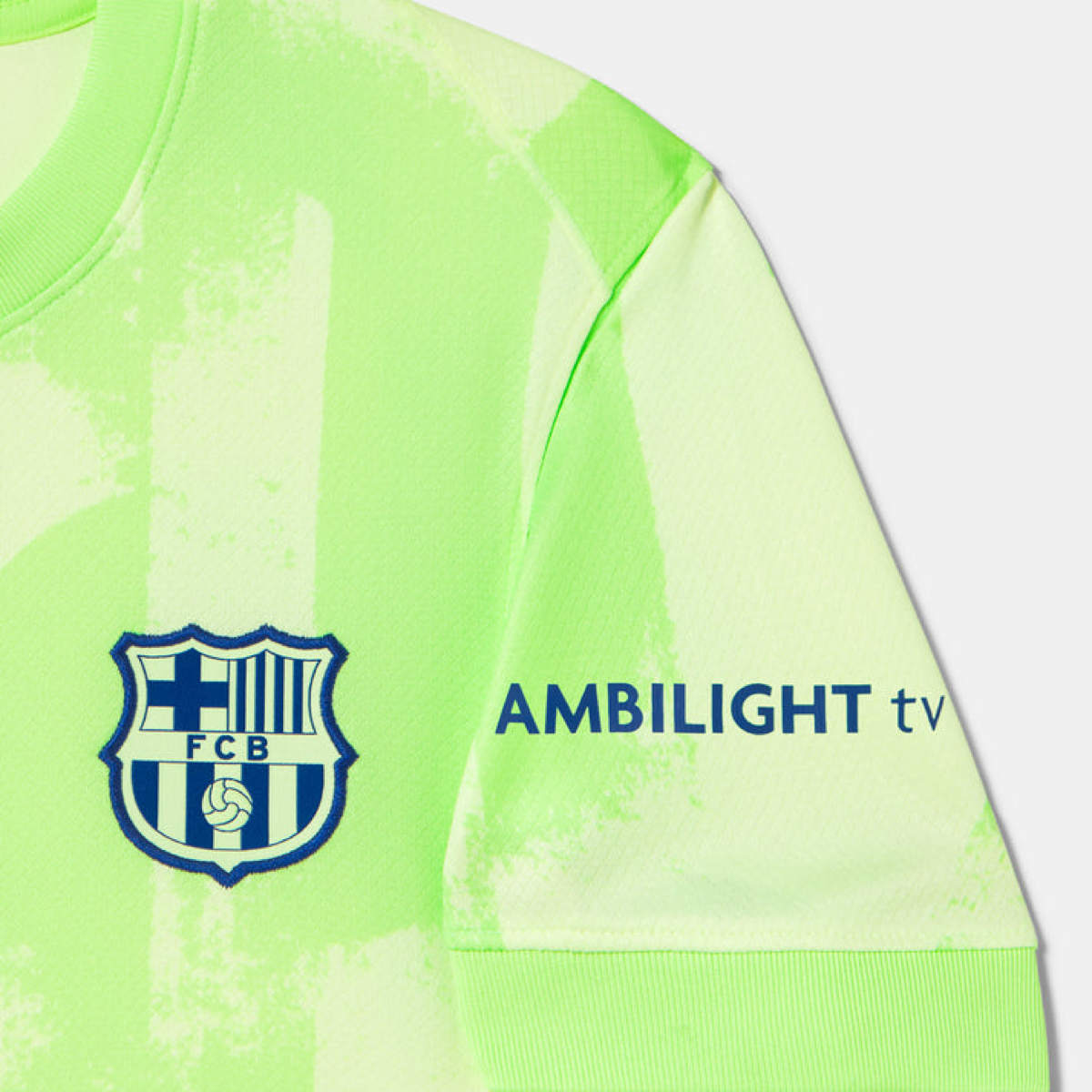 2024-25 FC Barcelona Third Kit Logo Spotify