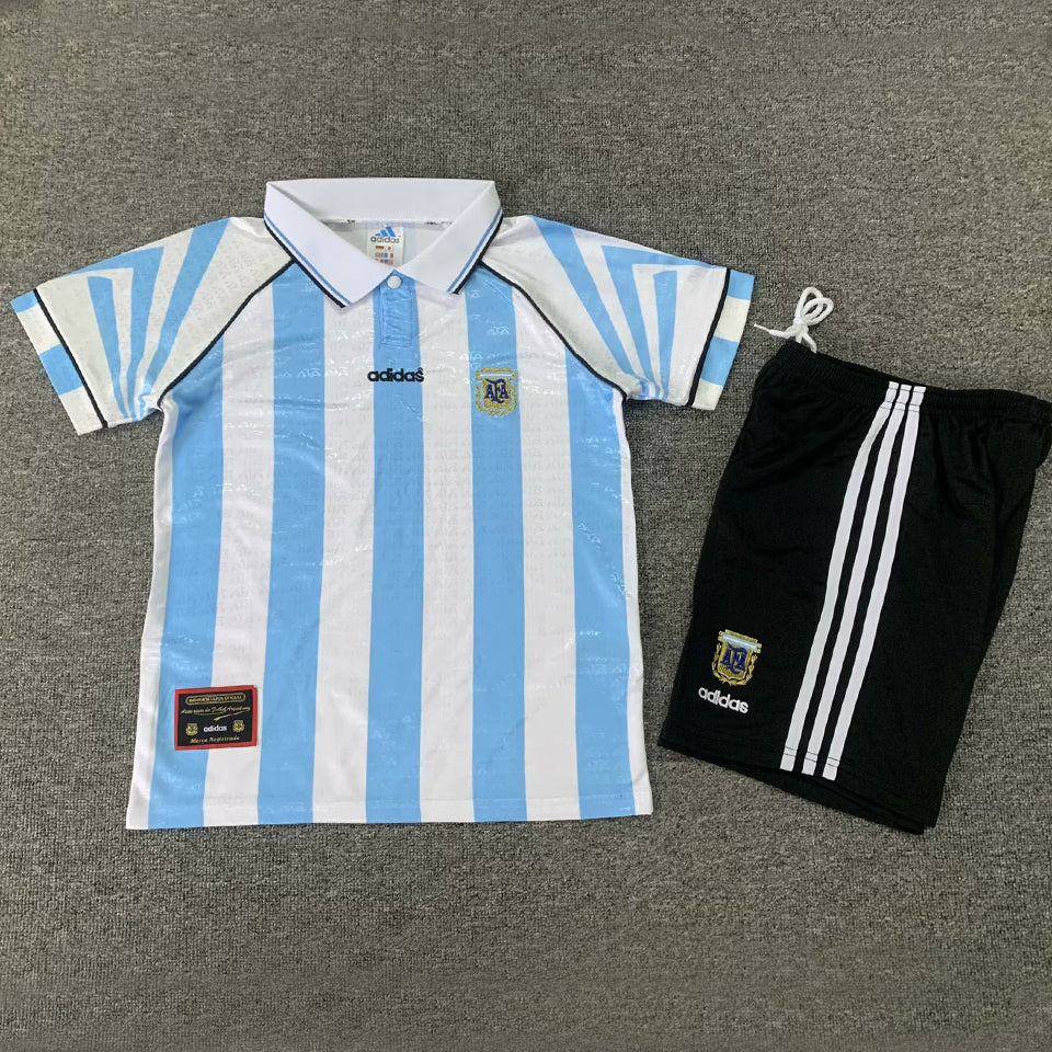 1996/97 Argentina Home Kids Retro Teams