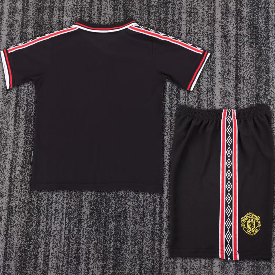 1998/99 Manchester United Special Short Sleeve Retro Kids Jersey