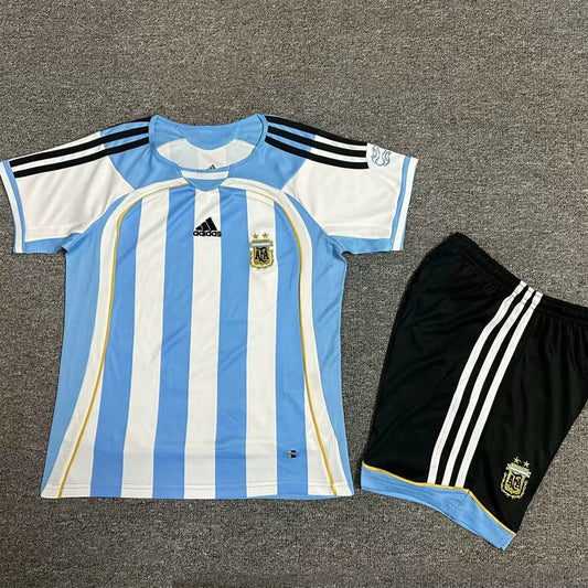 2006 Argentina Home Children's Retro Team