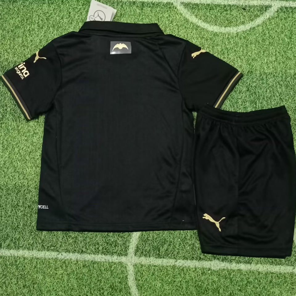 2024/25 Valencia Away Short Sleeve Kids Jersey