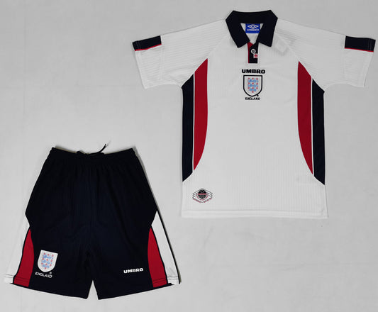 1998 England Home Kids Retro Teams