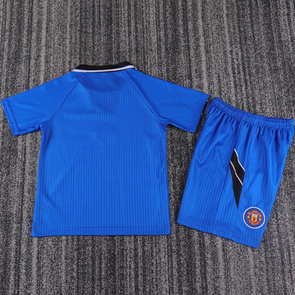 1986/88 Manchester United Third Short Sleeve Retro Kids Jersey