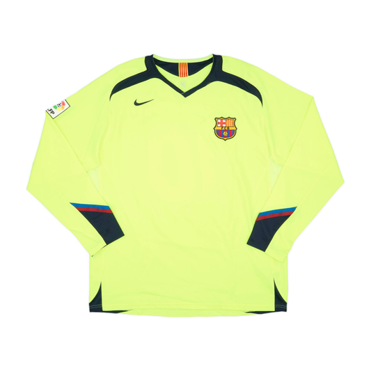 2005-06 FC Barcelona Away Long Sleeve Kit