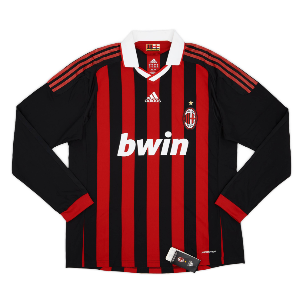 2009-10 AC Milan Home Long Sleeve Kit